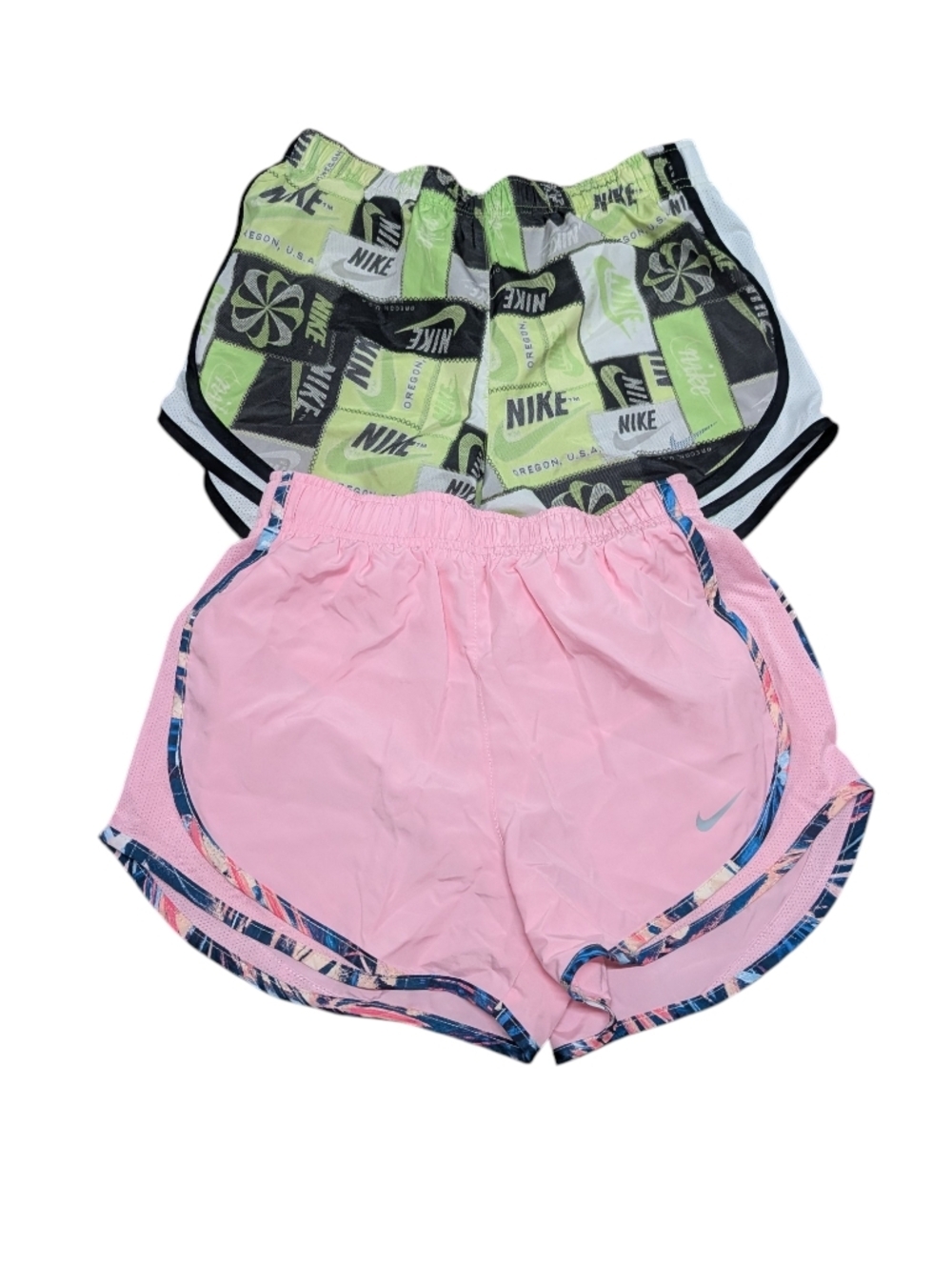 NIKE 2 Pairs of Women's Running Shorts 3'' inseam (XS)